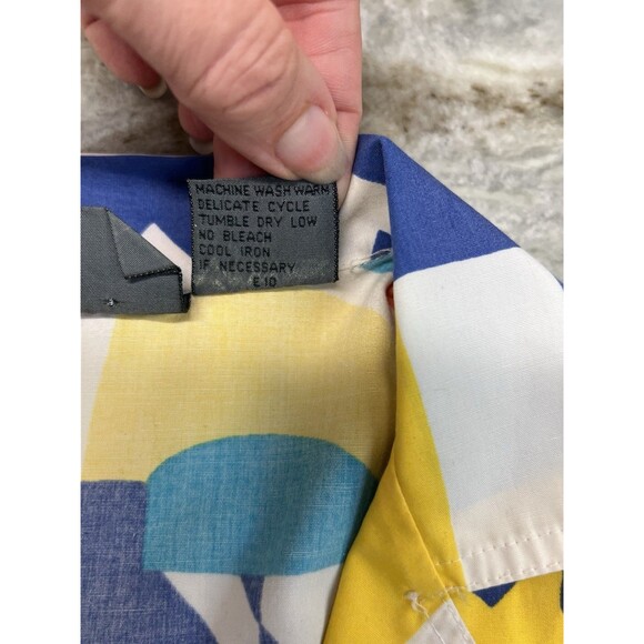 Vintage Lizwear Liz Claiborne Women's 90’s Geometric Retro Abstract Pattern - Picture 6 of 8